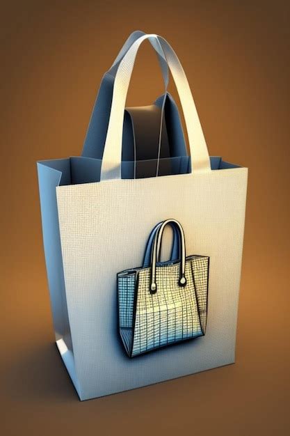 Premium Photo 3d Shopping Bags Icon Gift Bags 3d Rendering Psd