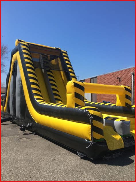 Long Toxic Inflatables Obstacle Course Nyinflatables