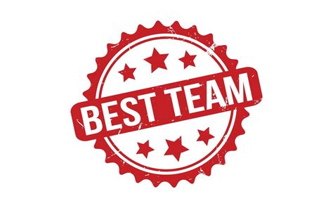 Best Team Rubber Stamp Seal Vector 22786207 Vector Art At Vecteezy