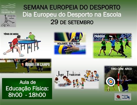 Comemoração do Dia Europeu do Desporto na Escola