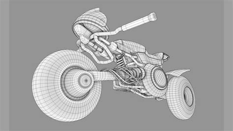 Futuristic Bike 3D model - TurboSquid 1826470