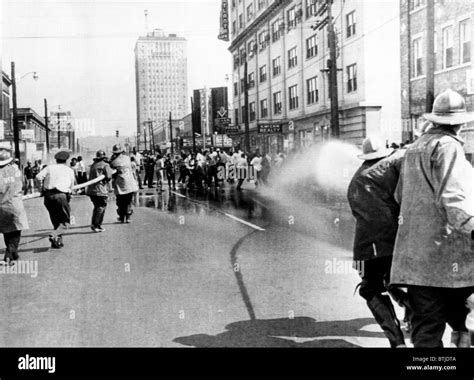 Birmingham 1963 fire hose hi-res stock photography and images - Alamy