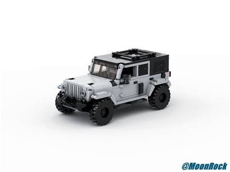 Lego Moc Jeep Wrangler Rubicon By Moonrock Rebrickable Build With Lego