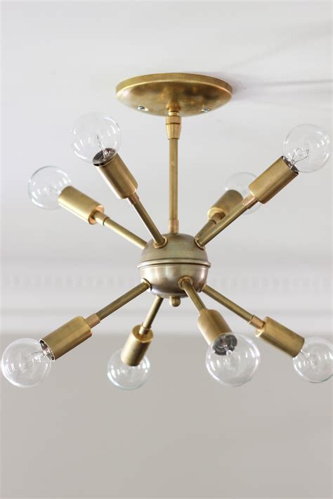 New Sputnik Chandelier And Mid Century Style Lighting Source Erin Spain