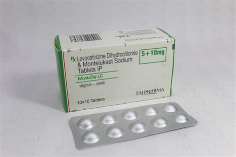 Levocetirizine Dihydrochloride Montelukast Sodium Tablets Ip Mg Mg