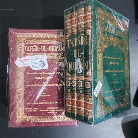 Jual Tafsir Ul Quran Holy Quran English Maulana Abdul Majid Dar Ibn