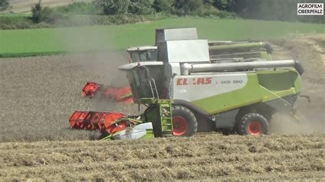 Endspurt Dreschen 23 Claas Lexion 740 Und 560 Geben Alles