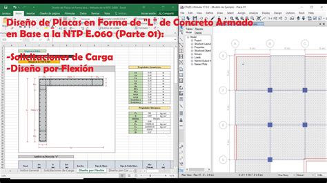 Diseño De Placas En Forma De L De Concreto Armado Método De La Ntp E060 Parte 01 Youtube