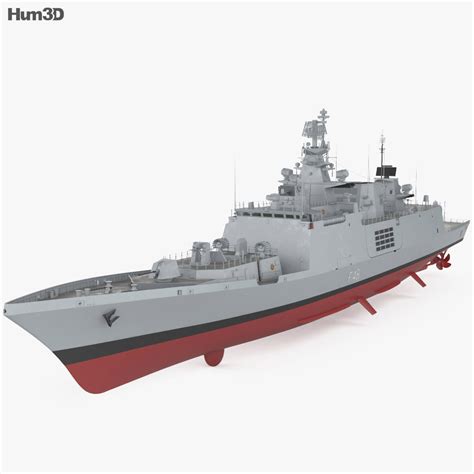 Shivalik-class frigate 3D model - Ship on Hum3D