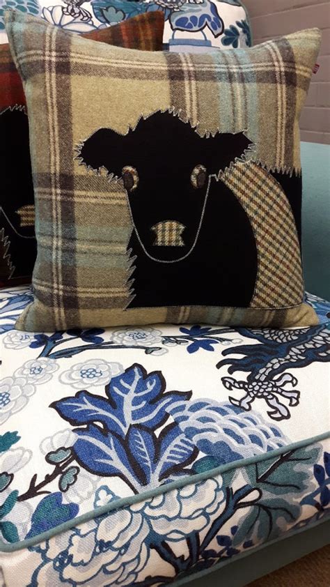 Handmade Belted Galloway Cow Cushion Etsy