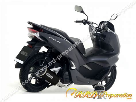 Silencioso ARROW Urban DARK Para Maxi Scooter Honda PCX 125 De 2018 A 2020