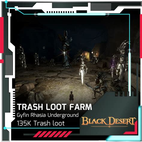 Bdo Gyfin Rhasia Underground Hours Grind Upto K Trash Loot