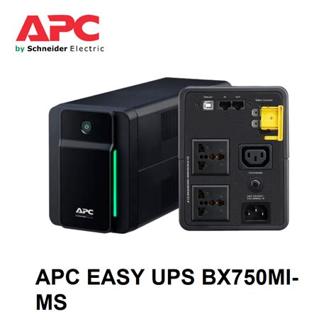 APC BX750MI MS 750VA 230V AVR UNIVERSAL SOCKETS BATTERY BACKUP SURGE