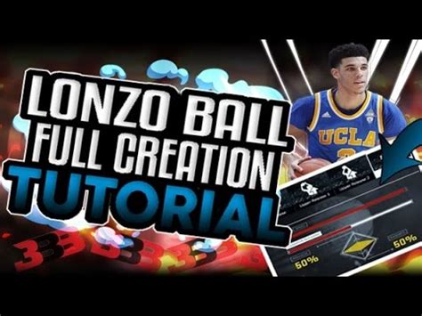 Nba K Lonzo Ball Full Creation Tutorial Most Accurate How To