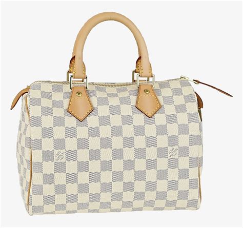 Louis Vuitton Speedy Damier Azur 25 Cream Blue Louis Vuitton Azur