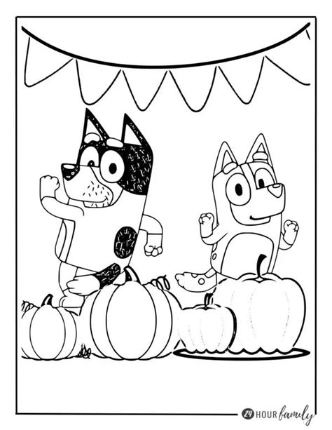 Free Printable Bluey Coloring Pages For Hours Of Fun Coloring