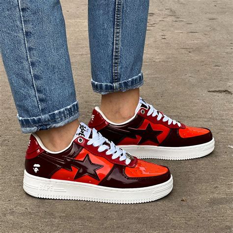 A Bathing Ape Bape Sta Low Brown Orange Streetstyle