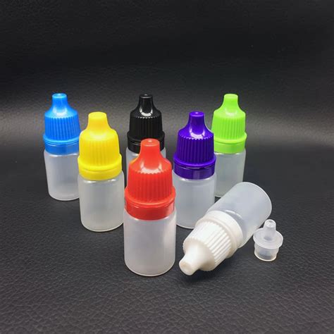 Pcs Set Ml Ml Ml Dropper Plastic Bottle Tip Eye Liquid