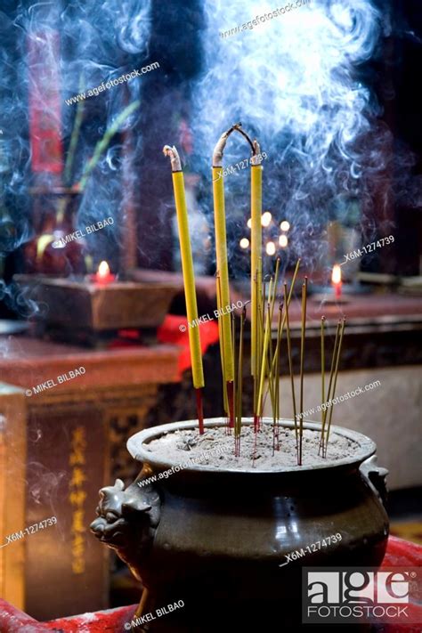 Incense Sticks In The Taoist Jade Emperor Pagoda Chua Ngoc Hoang Saigon