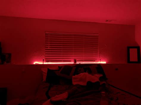 Neon Red Bedroom | Bedroom red, Bedroom aesthetic, Home decor