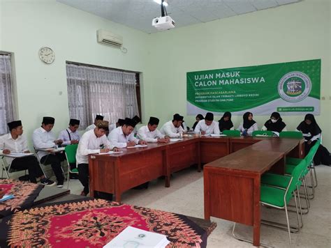 Ujian Masuk Calon Mahasiswa Program Pascasarjana Uit Lirboyo Kediri