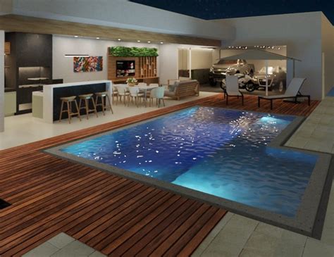 Salao De Festa Com Piscina Proximo A Mim - Área de festa | Design de casa moderno, Quiosques com piscina, Piscinas ...