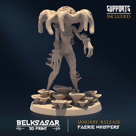 D File Faerie Whispers Nude MINIATURES January Model To