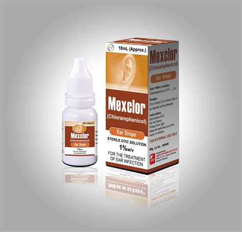 Mexclor Ear Drops – Chloramphenicol – Musani Pharma – Nutraceuticals