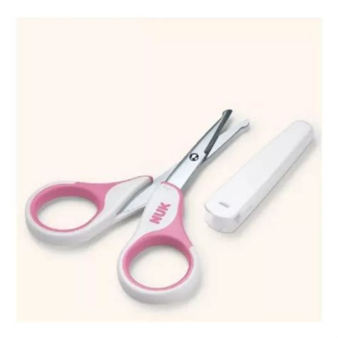 Tesoura Para Unha De Bebe - Tesoura Para Unha De Bebê - Rosa - Nuk | MercadoLivre