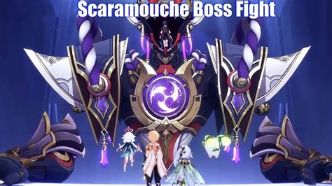 Genshin Impact Boss Guide How To Defeat Scaramouche Boss In Genshin Impact