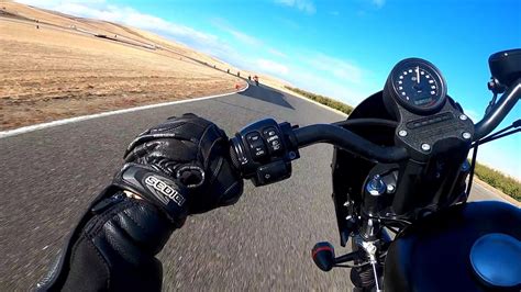 Harley Sportster At Thunderhill Raceway Youtube