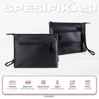 Jual Evernext Clutch Bag Ipad Tablet Waterproof Pria Tas Tangan Pria