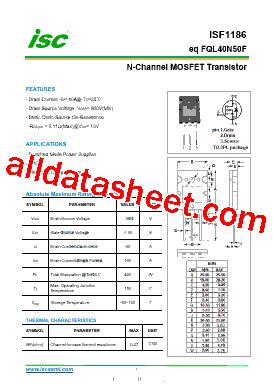 Fql N F Datasheet Pdf Inchange Semiconductor Company Limited