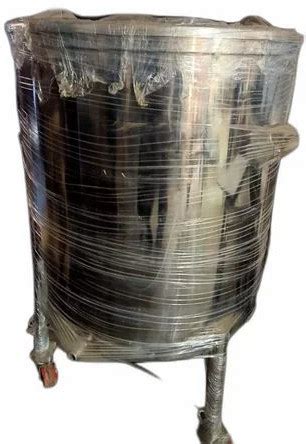 Stainless Steel Double Jacketed Mixing Tank Max Pressure Psi