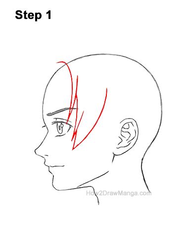 Anime Boy Hairstyles Side View