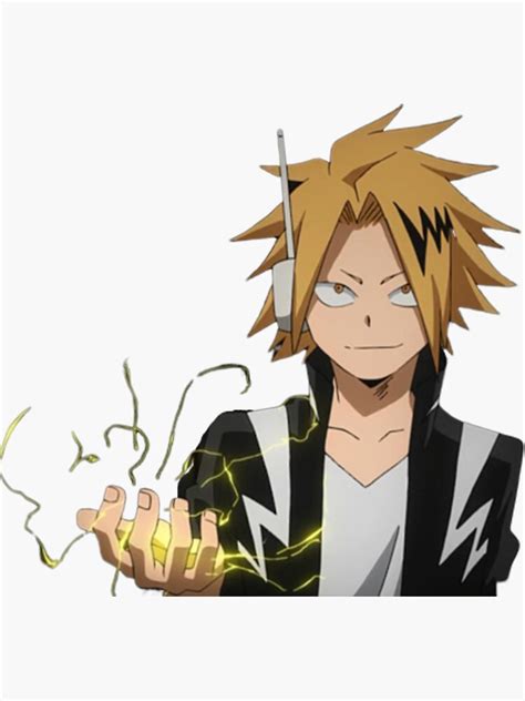 Kaminari Denki Anime Manga Japan Sticker For Sale By Jorjinaostrsli