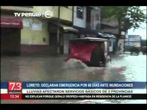 Loreto Declaran Estado De Emergencia Diversos Distritos Ante