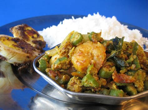 Shrimp Okra Sambal Spiceindiaonline