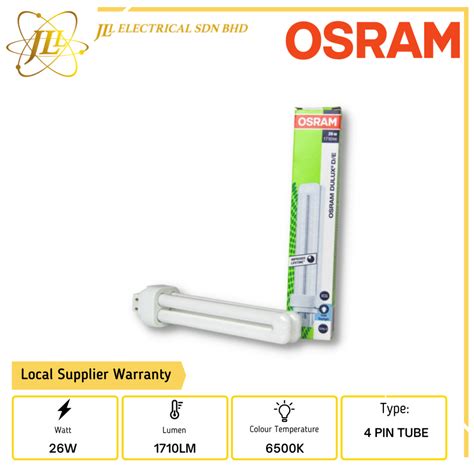 osram dulux de  plc  pin tube kuala lumpur kl selangor