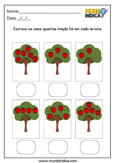 15 Atividades de Contagem Números e Quantidades para Educação Infantil