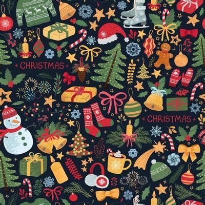 Christmas Wrapping Paper Vector Art, Icons, and Graphics for Free Download