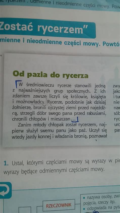 Zad 1str 177 język polski kl 6 podręcznik między nami Ustal którymi