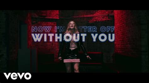 Becky Hill Better Off Without You Lyric Video Youtube