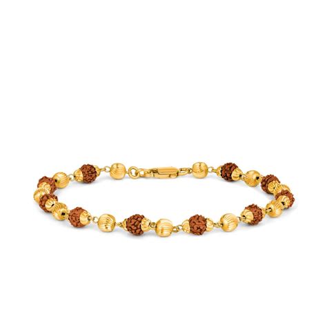 Mukhi Java Rudraksha Gold Plated Bracelet Fpssslsl Org Pg