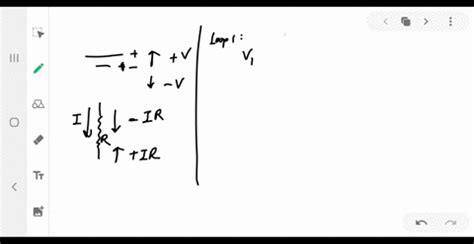 Solved Consider The Circuit Shown Below Write The Three Loop Equations