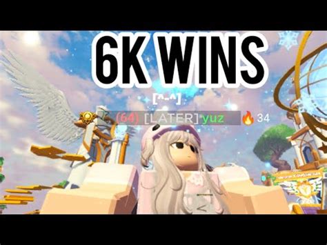 Hitting K Wins In Roblox Bedwars Youtube