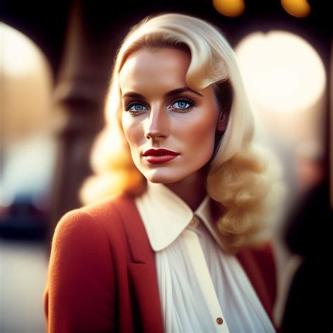 Lexica - Blond British female 30’s perfect portrait, London, medium