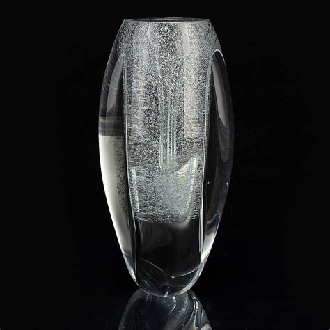 A Timo Sarpaneva Glass Sculpture For Iittala Signed Timo