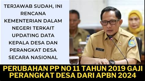 PP 11 Tahun 2019 Diubah Sementara Revisi UU Desa Belum Jelas Kapan