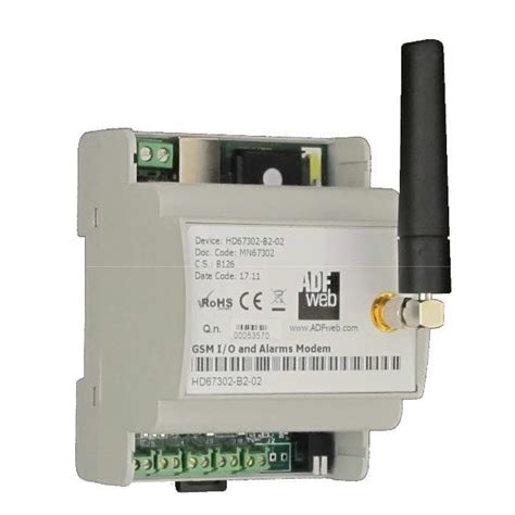 Gsm Modem Hd67302 B2 02 Alarm Din Rail With